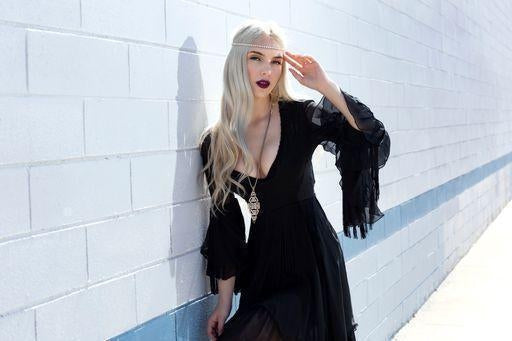 cheap black evening dresses Prom Dresses 2022 Cheap, Long Black Ball Gown Evening Dress, Prom Dresses –  Denver Dresses main image 0