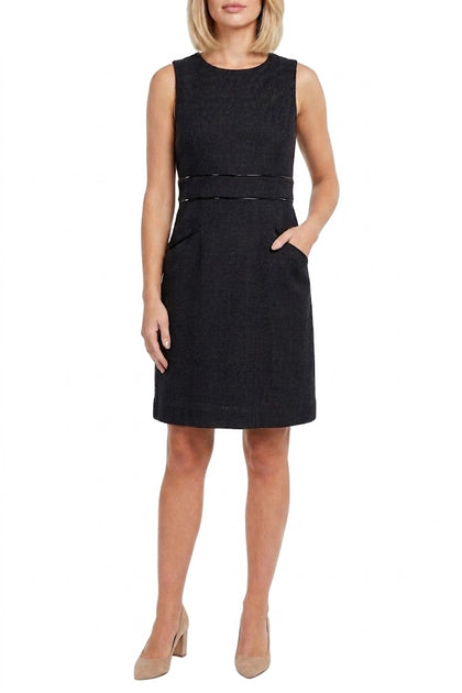 chinese dress ladies Tory Burch Dress Womens 8 Black Silk Short Sleeve Embroidered Blouson Short main image 1