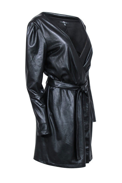 maje leather wrap dress Maje | Dresses | New With Tags Maje Leather Wrap Dress