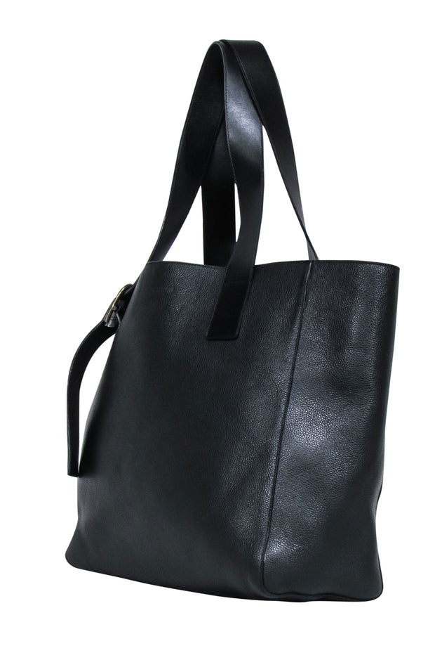 Current Boutique-Ann Demeulemeester - Black Leather Large Tote