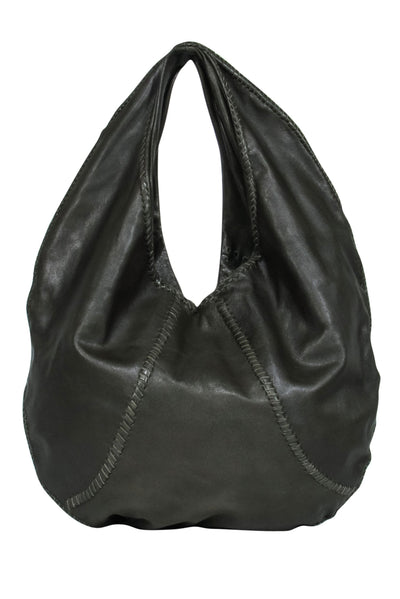 Current Boutique-Arieas - Olive Green Leather Hobo Bag