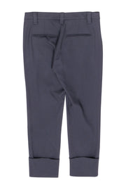 Current Boutique-Brunello Cucinelli - Grey Rolled Hem Crop Pants Sz 6