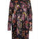 La DoubleJ - Black & Multicolor Floral Sequin Mock Neck Dress Sz M