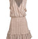 Veronica Beard - Beige, Gold, & Grey Stipe Smocked Dress Sz L