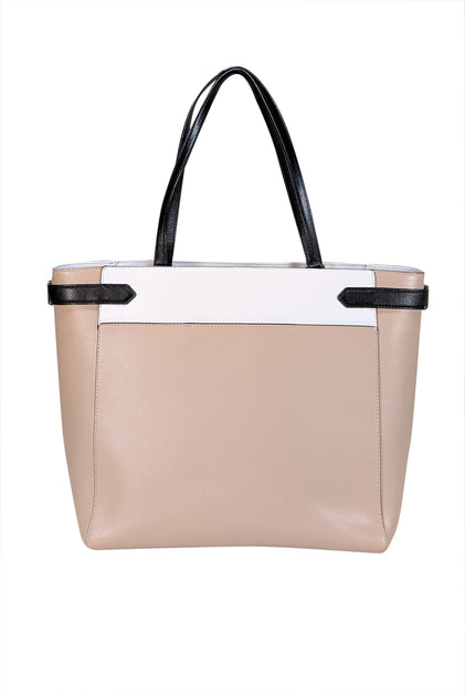 kate spade Cream, Blush & Black Colorblock Saffiano Tote Kate Spade Staci Colorblock Saffiano Leather Flap Shoulder  main image 4