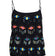 Milly - Black w Multi Color w/ Multi Color Neon Beading Design Tank Top Sz 2