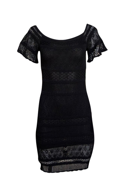 knee length dresses for ladies Must Be Love Lace Maxi Dress Black– Selfie Leslie