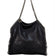 Stella McCartney - Black Faux Suede Falabella Bag w/ Gold & Silver Chain Strap Detail