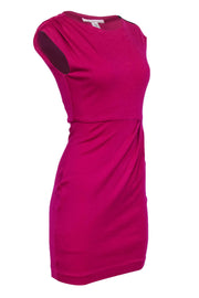 Current Boutique-Diane von Furstenberg - Magenta Purple Wool Dress Sz 2