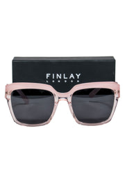 Current Boutique-Finlay London - Mauve Pink Large Sunglasses