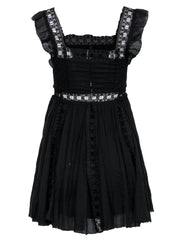 Current Boutique-Free People - Black Mini Dress w/ Lace Detailing Sz XS