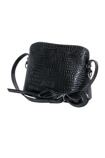 gianni conti black crossbody bag