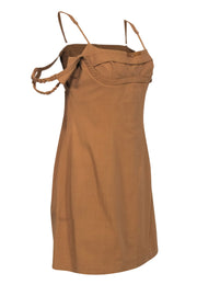 Current Boutique-Jacquemus - Tan Poplin Mini Dress Sz 10