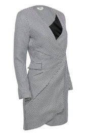 Current Boutique-Jason Wu - Whit & Black Hounds-Tooth Wrap Dress Sz XS