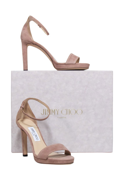 Jimmy choo misty discount suede slingback sandals