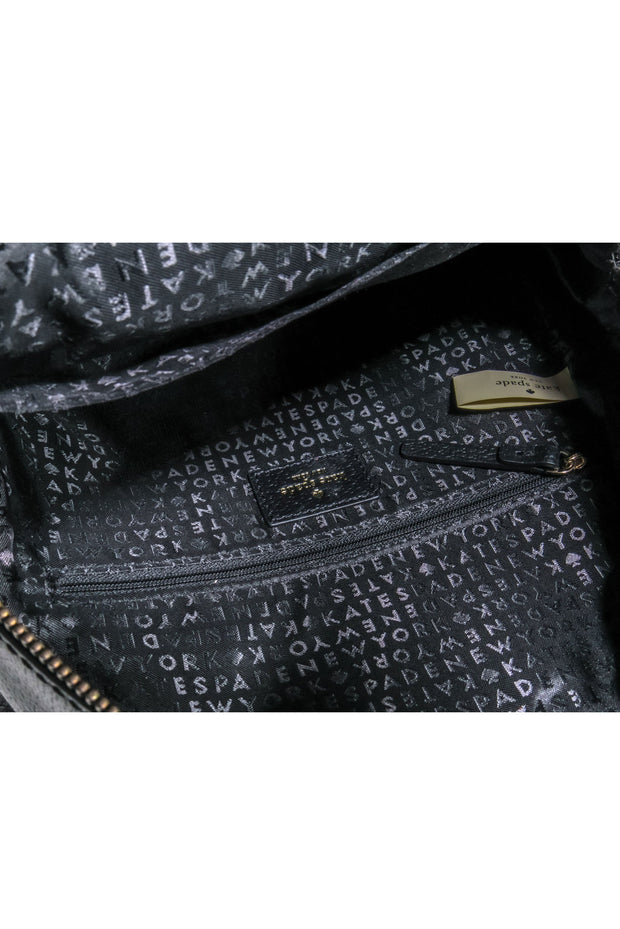 Current Boutique-Kate Spade - Black Leather Backpack
