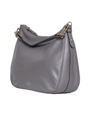 Current Boutique-Kate Spade - Grey Pebbled Leather Shoulder Bag