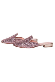 Current Boutique-Kate Spade - Pink Glitter Sparkle Mule Flats Sz 8