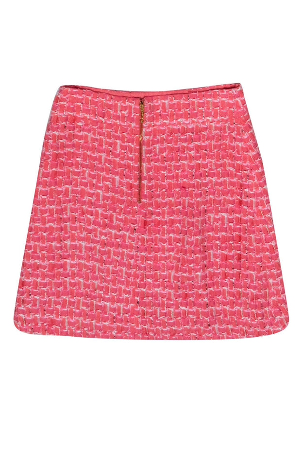 Current Boutique-Kate Spade - Pink & Orange Tweed Skirt Sz 2
