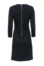 Current Boutique-Kobi Halperin - Black Ruched Front Sheath Dress Sz 6
