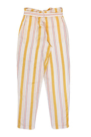 Current Boutique-Lemlem - Yellow, Pink, & White Stripe Casual Pants Sz XS