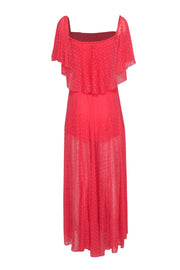 Current Boutique-Likely - Coral Floral Eyelet Maxi Dress Sz 0