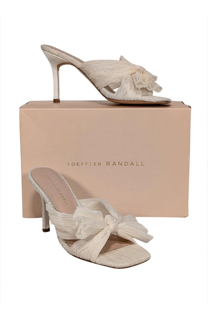 Loeffler Randall fashion Luisa Metallic Leather Mules