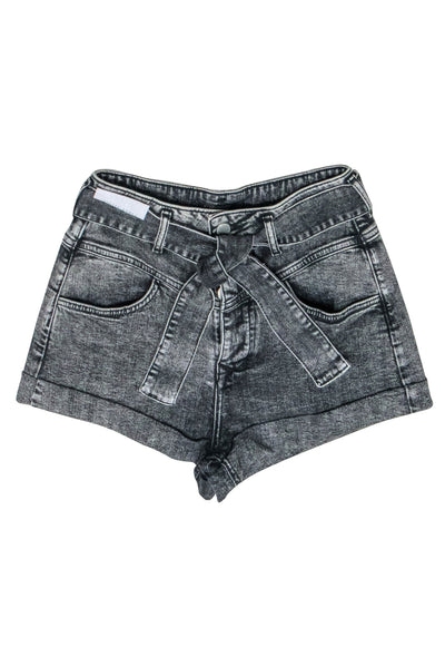 Current Boutique-Maje - Black Wash Denim Shorts Sz 4