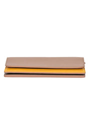 Current Boutique-Mansur Gavriel - Tan & Yellow Leather Shoulder Bag