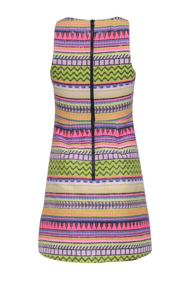Current Boutique-Milly - Neon Multicolor Printed Sleeveless Mini Dress Sz 0