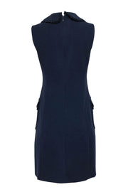 Current Boutique-Nanette Lepore - Navy Blue Dress w/ Ruffle Trim Sz 4