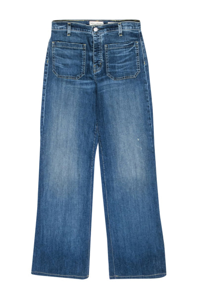 Current Boutique-Nili Lotan - Medium Wash High Rise Flare Blue Jeans Sz 8