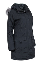 Current Boutique-North Face - Black Puffer Coat w/ Fur Hood Sz S