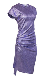 Current Boutique-Paco Rabanne - Lavender Glitter Metallic Midi Dress Sz 4