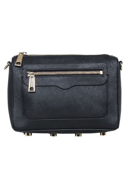 Rebecca Minkoff Leather Tasseled Clutch outlet Crossbody Combo Black