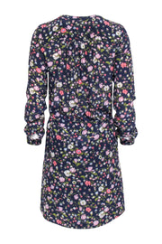 Current Boutique-Rebecca Taylor - Navy & Multicolor Floral Print Dress Sz 00