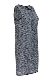 Current Boutique-St. John - Black & White Tweed Sleeveless Shift Dress Sz 4