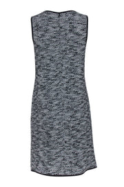 Current Boutique-St. John - Black & White Tweed Sleeveless Shift Dress Sz 4