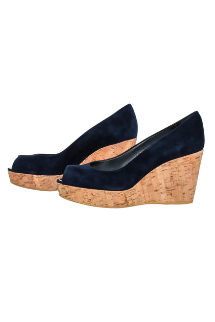 Stuart weitzman cork wedges fashion