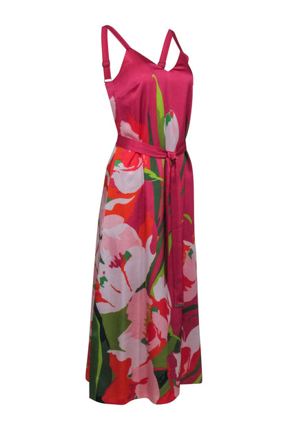 Ted baker hotsell floral pink dress