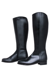 Current Boutique-The House of Bruar - Black Leather Tall Riding Boots Sz 9