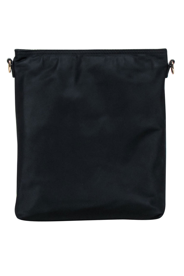 Current Boutique-Tory Burch - Black Nylon Crossbody Bag w/ Gold Hardware