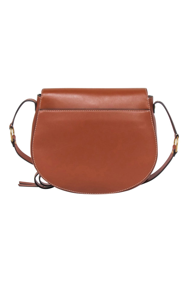 Current Boutique-Tory Burch - Tan Leather "Miller" Crossbody Bag