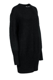 Current Boutique-Toteme - Black Long Sleeve Fuzzy Knit Dress Sz M
