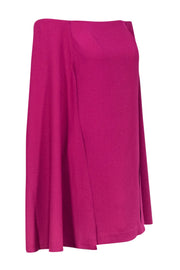 Current Boutique-Trina Turk - Berry Plum Off-the-Shoulder Cape Dress Sz 4