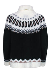Current Boutique-Tuckernuck - Ivory, Brown, & Black Fair Isle Sweater Sz S