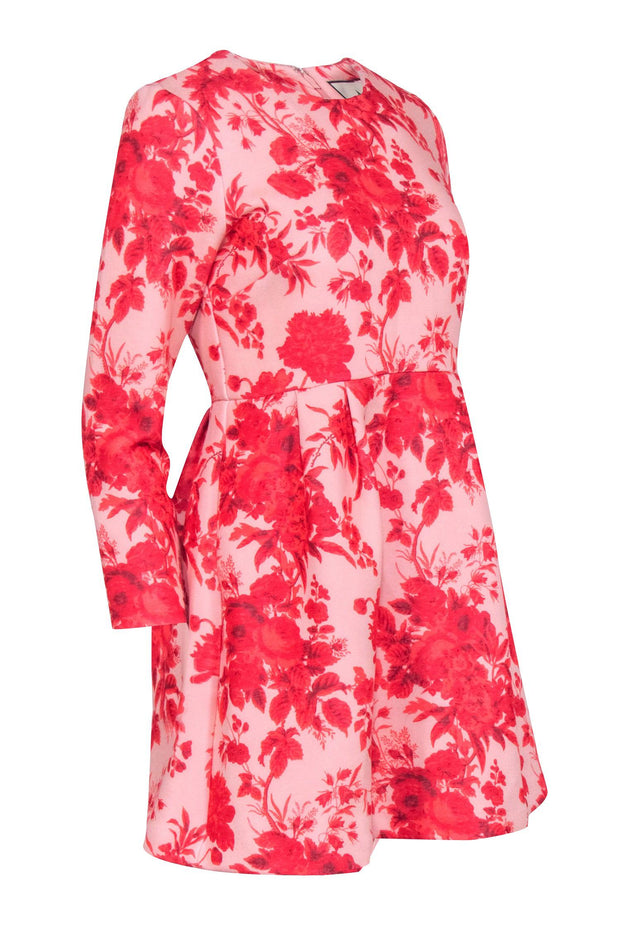 Current Boutique-Tuckernuck - Pink & Red " Zinnia Bloom Drew" Dress Sz S