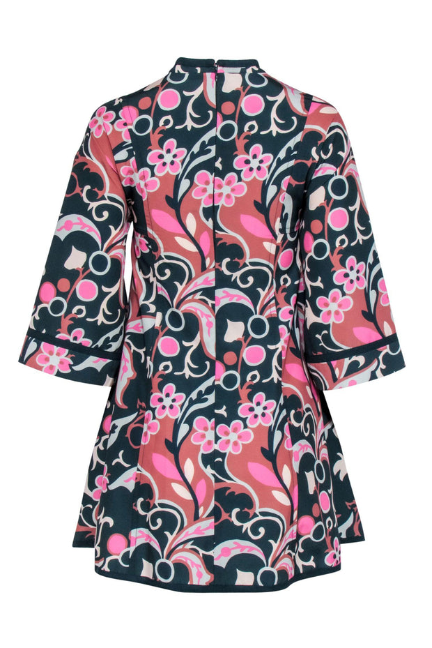 Current Boutique-Tuckernuck - Teal & Pink Paisley Print "Magnolia Chintz Indre" Dress Sz XXS
