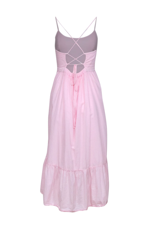 Current Boutique-Xirena - Pink Sleeveless Midi Dress Sz S