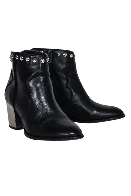 Zadig and voltaire studded clearance boots